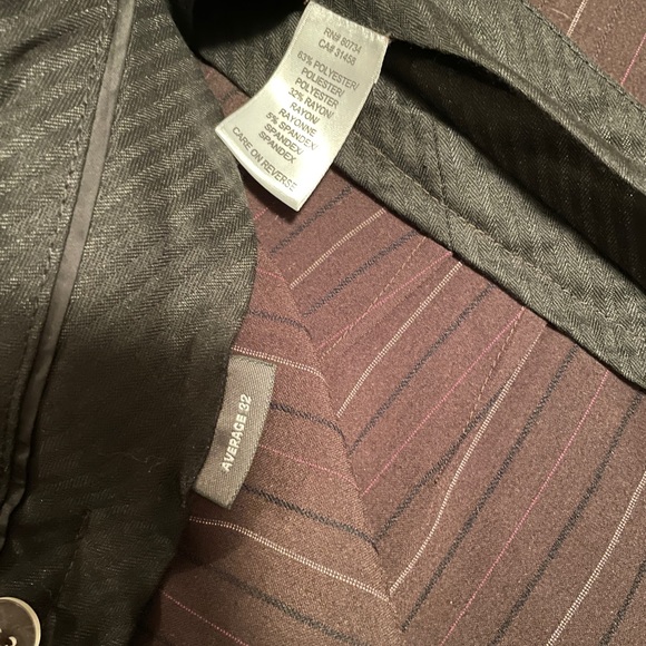 Maxime Marlene Fit brown pinstripe slacks - Picture 4 of 5